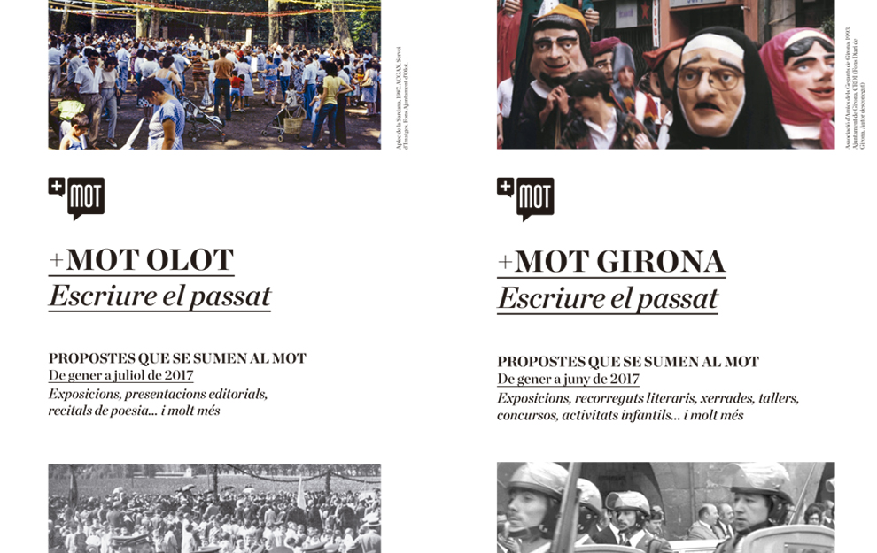+MOT, activitats complementàries del MOT, a Girona i Olot.